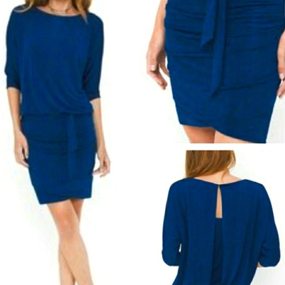 White House Black Market Dolman Sleeve Knit Dress